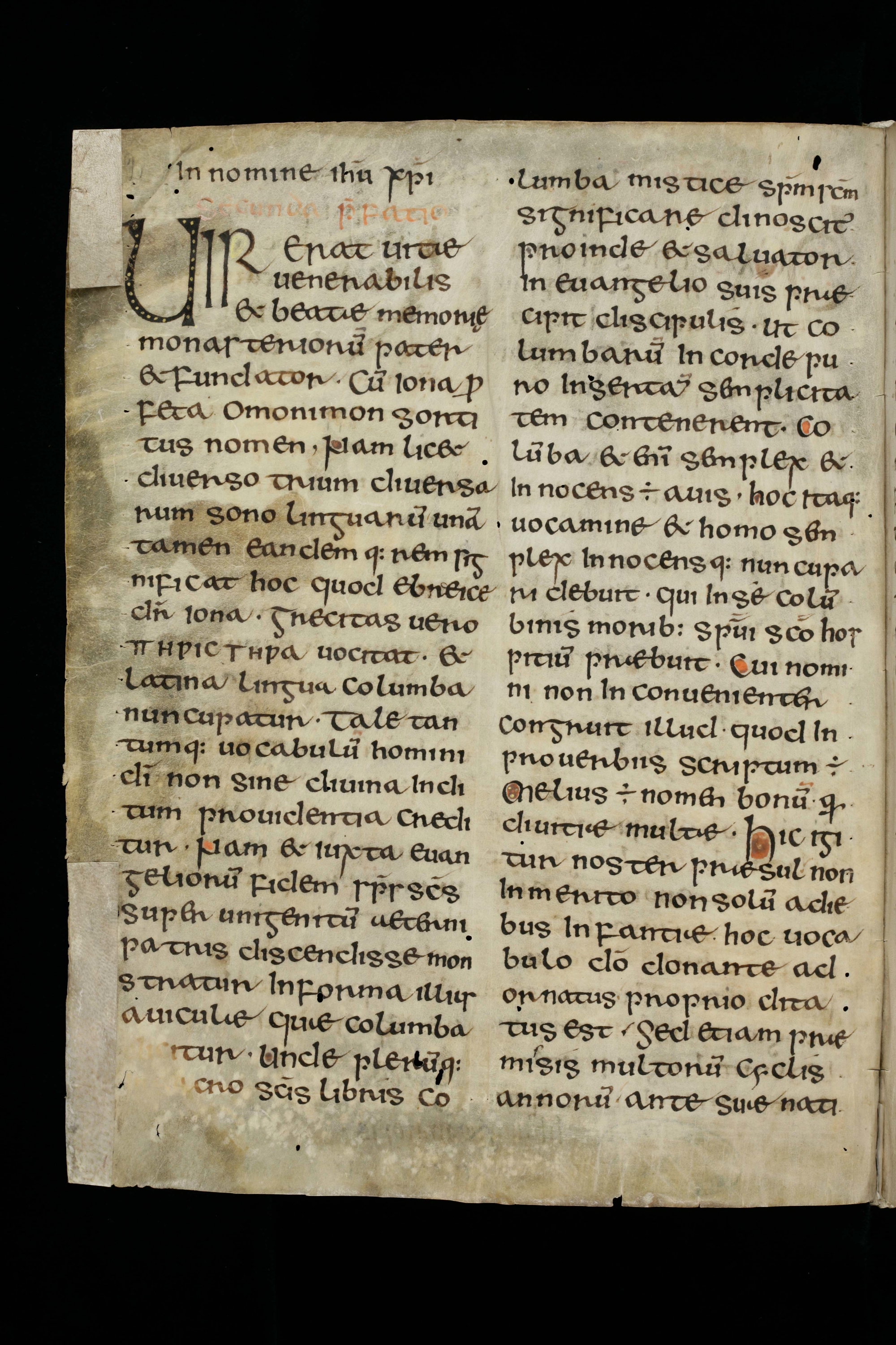 Insular Minuscule, 7th-8th century